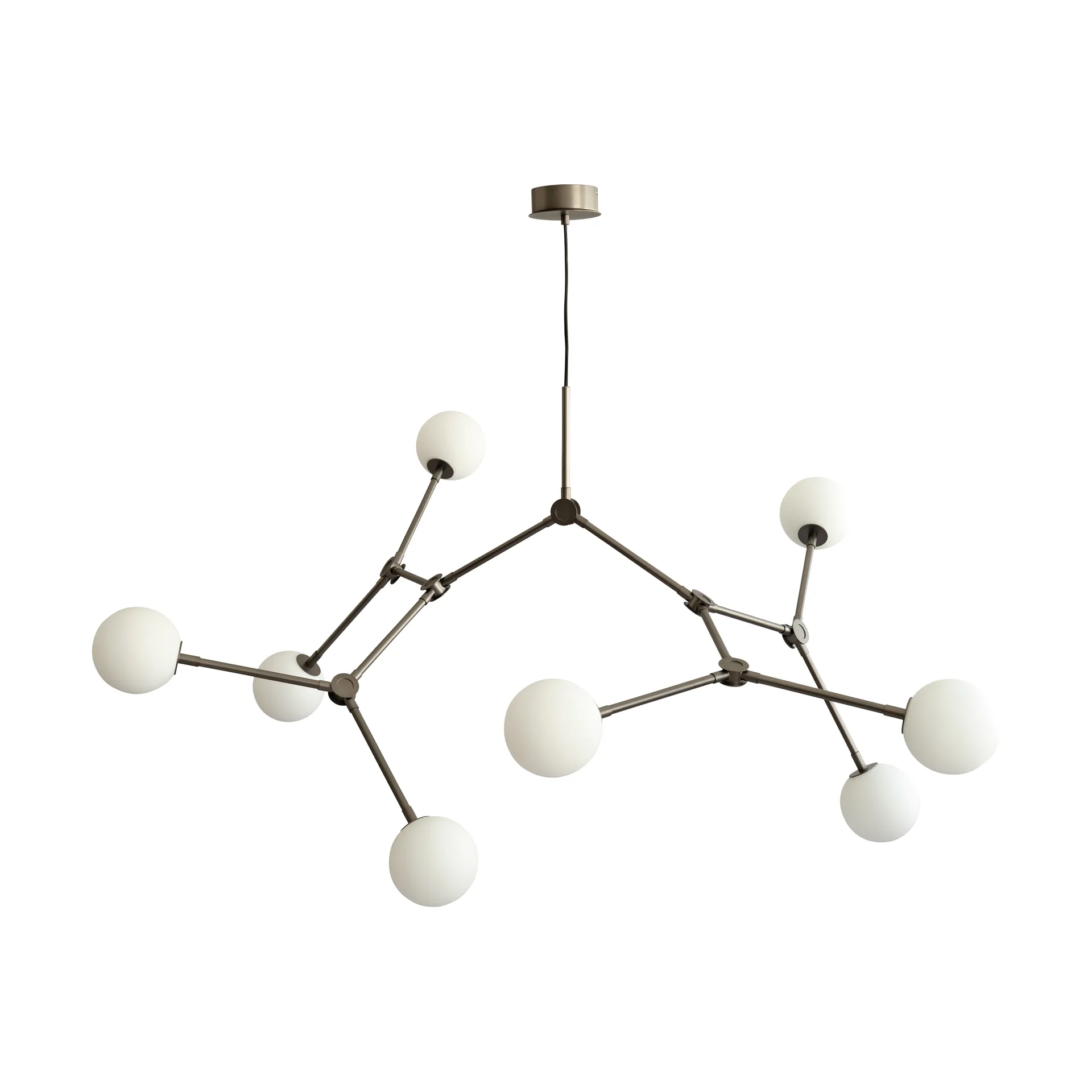 Drop Chandelier Bulp Kronleuchter grande, Grau 101 Copenhagen
