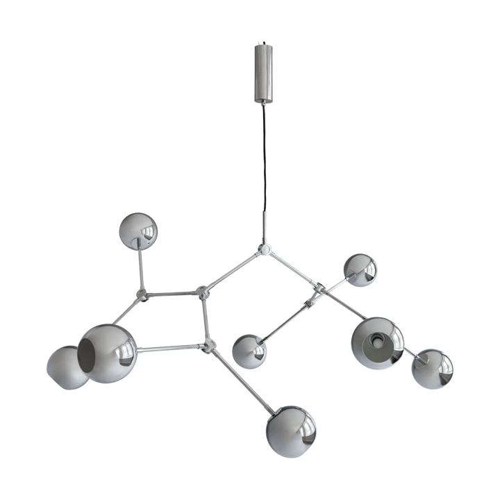 Drop Chandelier Globe takkrona - Chrome - 101 Copenhagen