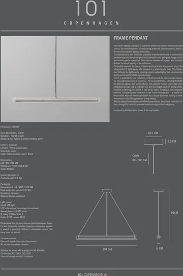 Frame Pendelleuchte - Chrome - 101 Copenhagen
