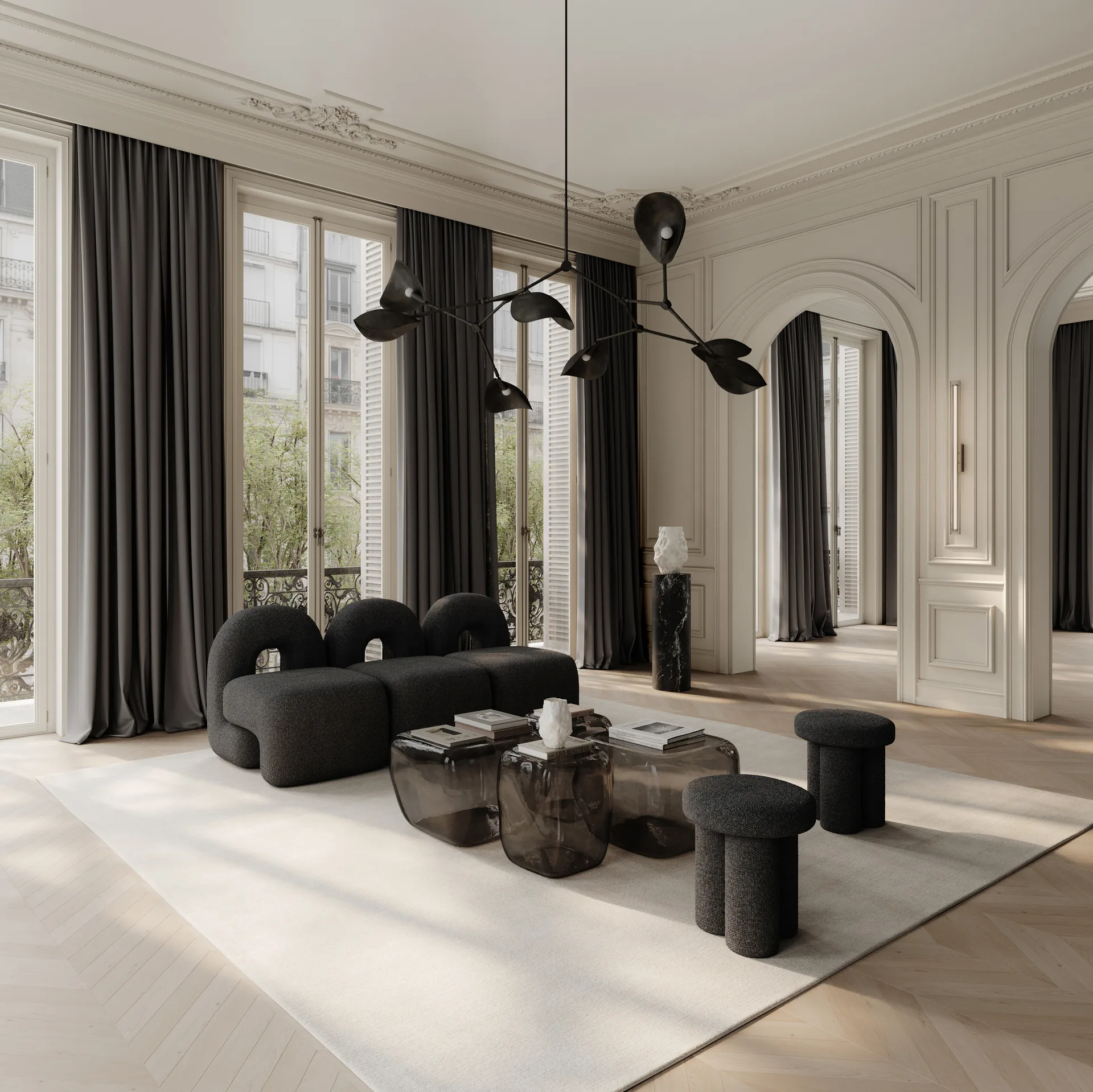 Frame vägglampa big, Chrome 101 Copenhagen