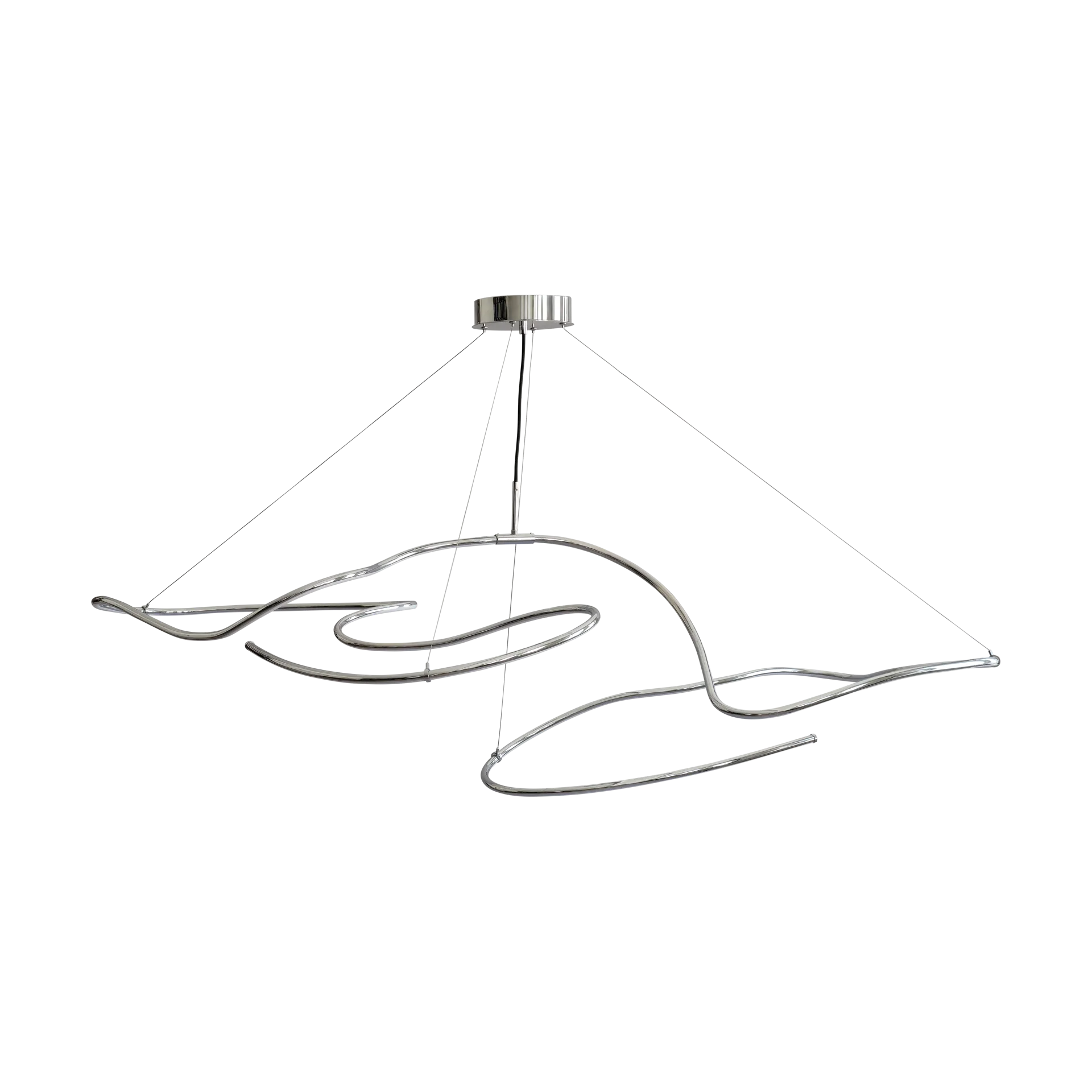 Ghost Chandelier big ceiling lamp, Chrome 101 Copenhagen
