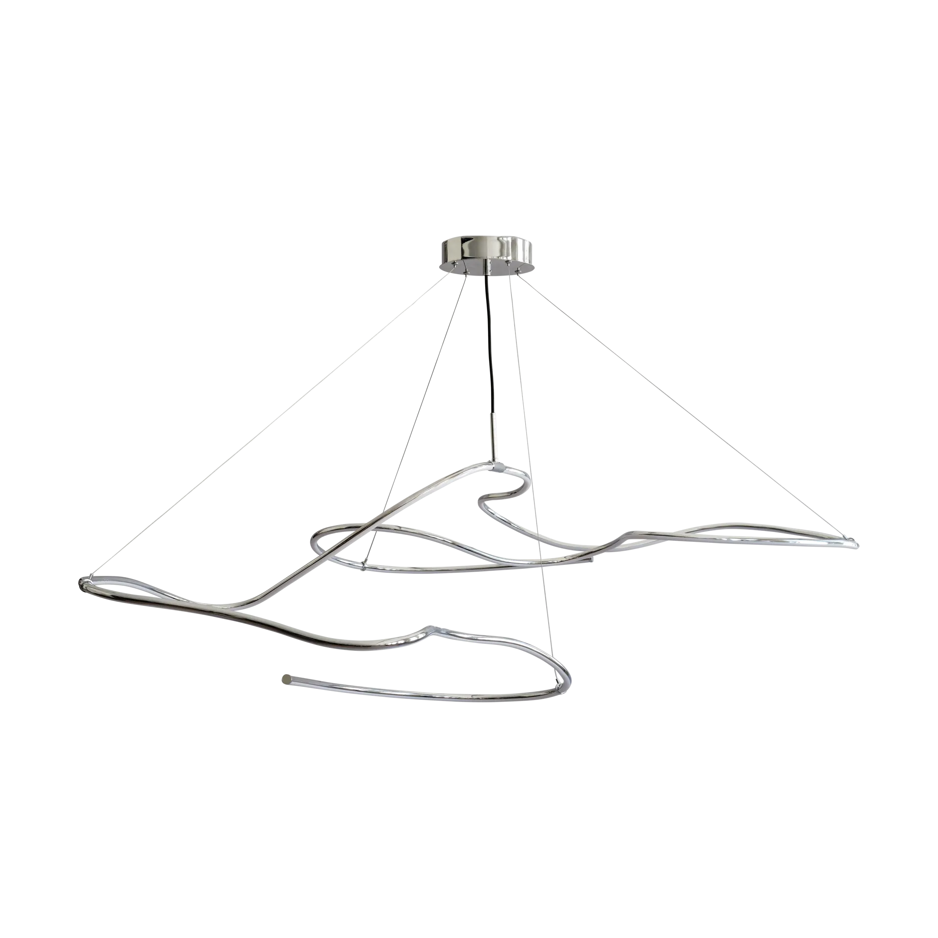 Ghost Chandelier big ceiling lamp, Chrome 101 Copenhagen
