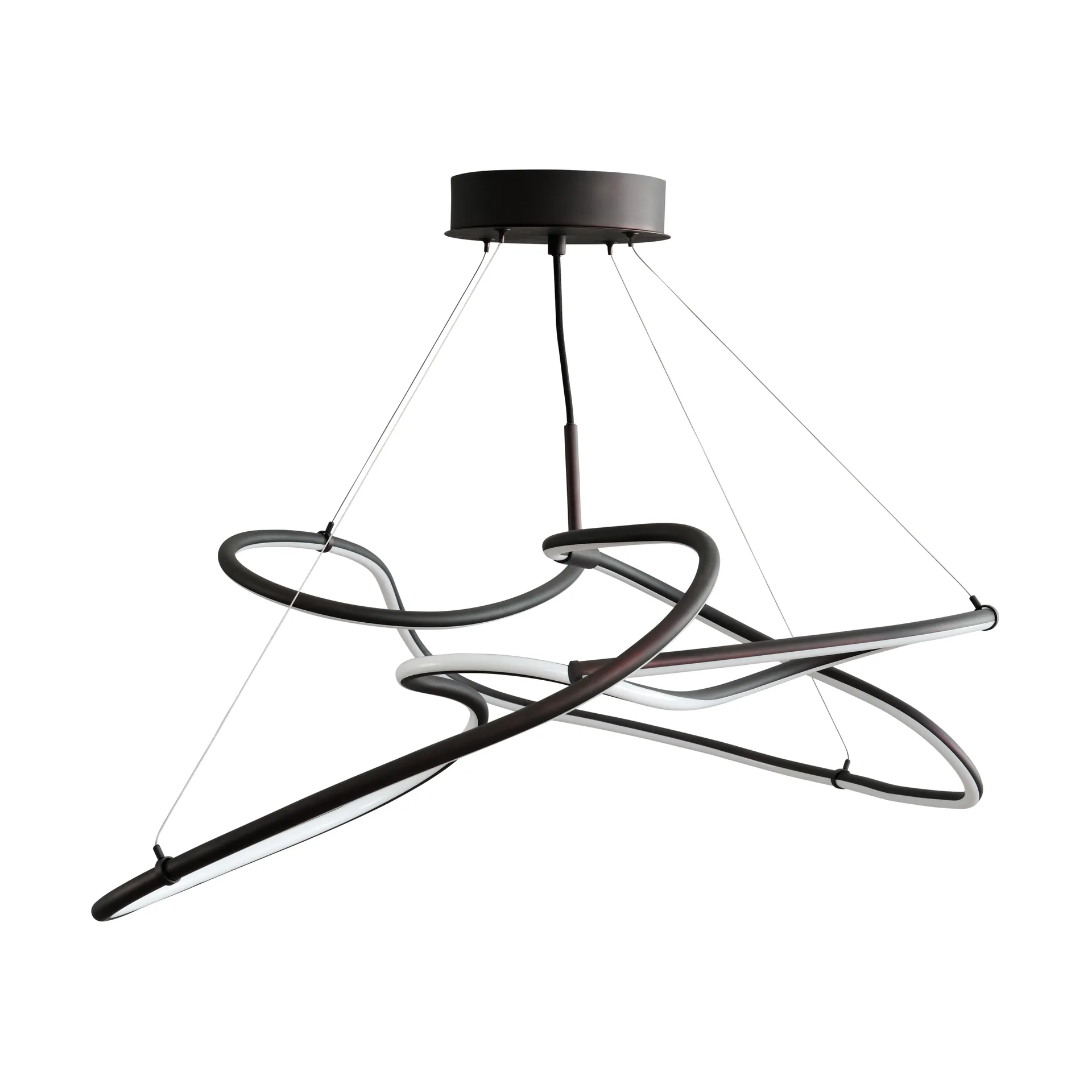 Ghost Chandelier mini ceiling lamp, Burned black 101 Copenhagen