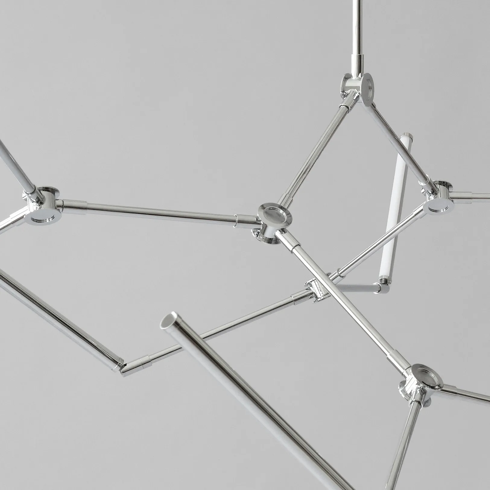 Stick chandelier chandelier, Chrome 101 Copenhagen