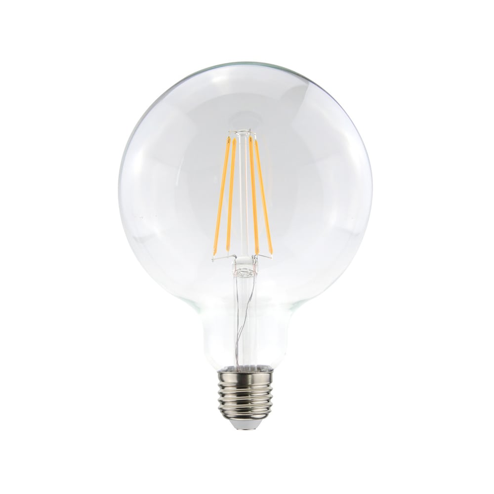 Airam Airam Filament LED-glob 125mm ljuskälla Klar-dimbar-4-filament e27-5w
