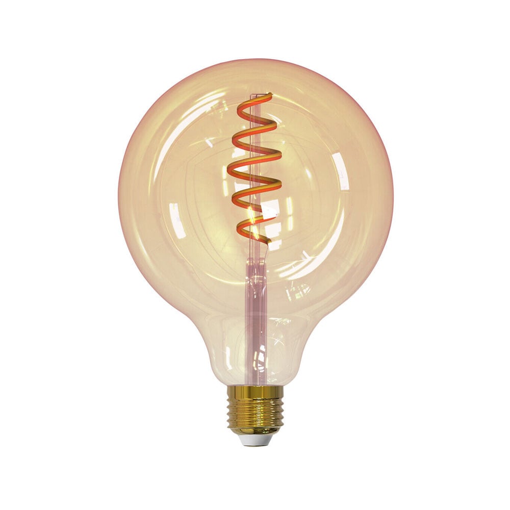 Airam Airam Smarta Hem Filament LED-glob ljuskälla amber, 125mm, spiral e27, 6w