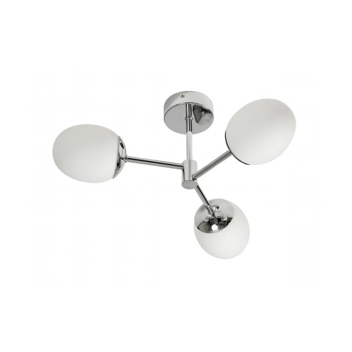 Klasen trio ceiling lamp Ø47 cm - Chrome - Armaturhantverk