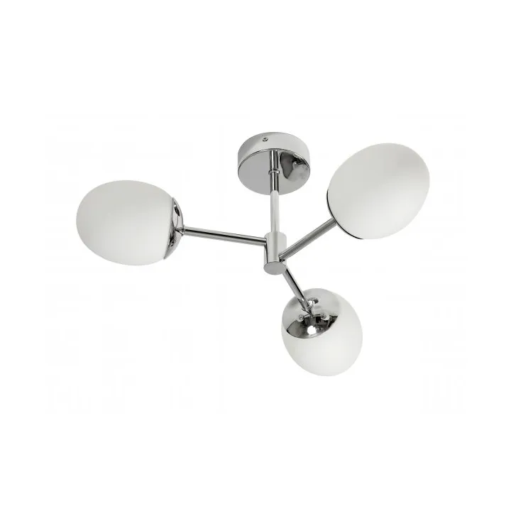 Klasen Trio Deckenlampe Ø47 cm, Chrom Armaturhantverk