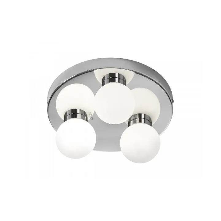 Sandhamn 3 Ceiling Lamp Ø25 cm, Chrome Armaturhantverk