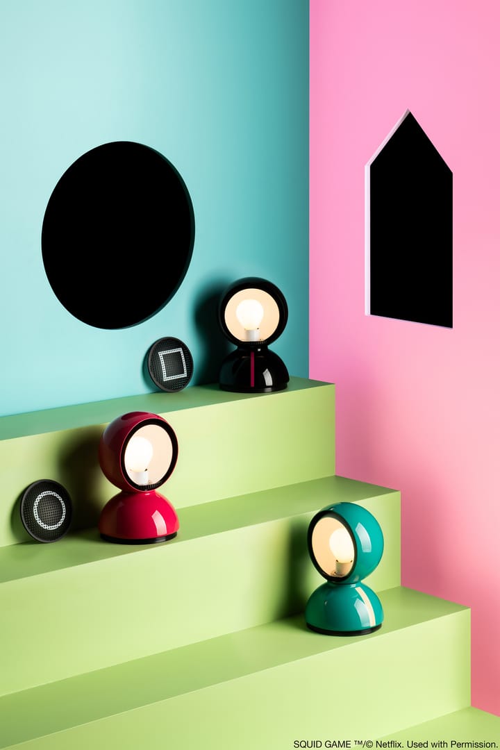 Eclisse x Squid Game Tischlampe Special Edition, Guard pink Artemide