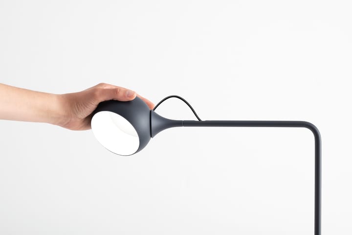 Ixa Reading Floor Lamp, Anthracite Artemide
