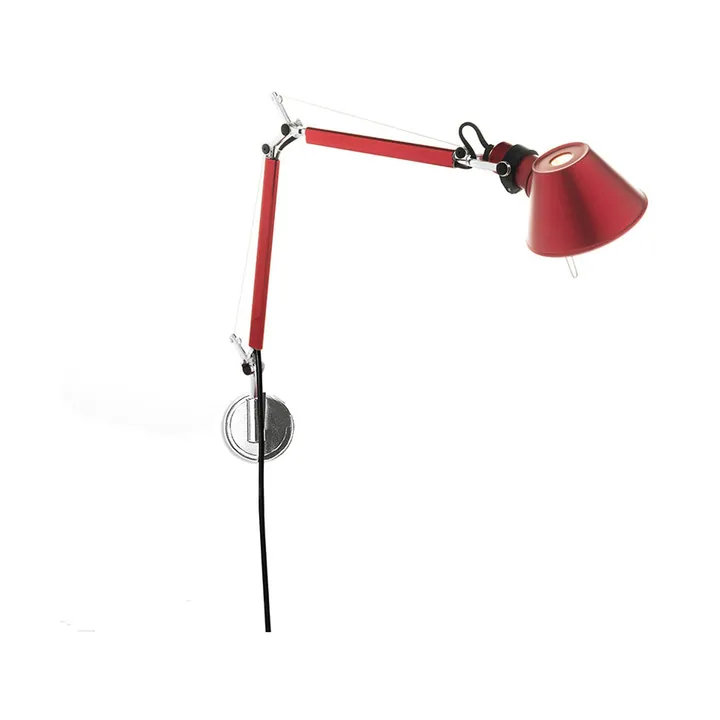 Tolomeo Micro vägglampa - Anodized red - undefined - Artemide