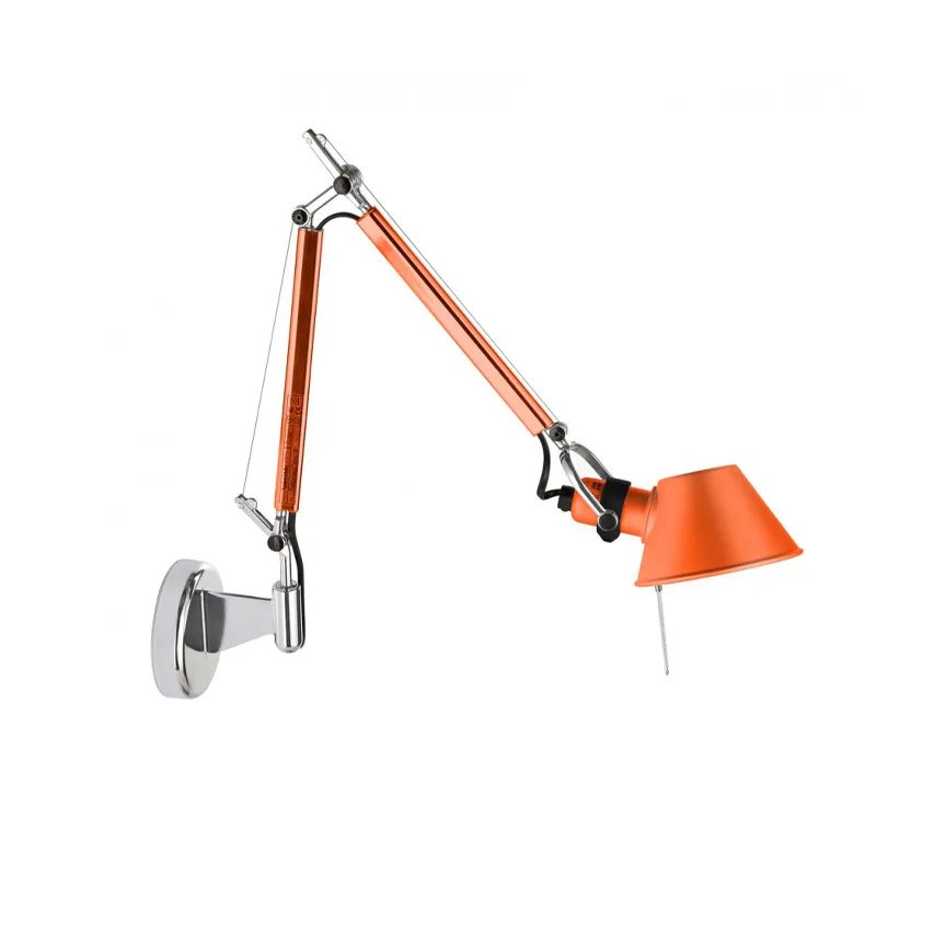 Tolomeo Micro wall lamp - Anodized orange Artemide