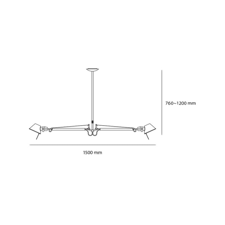 Tolomeo Pendelleuchte, Aluminium Artemide