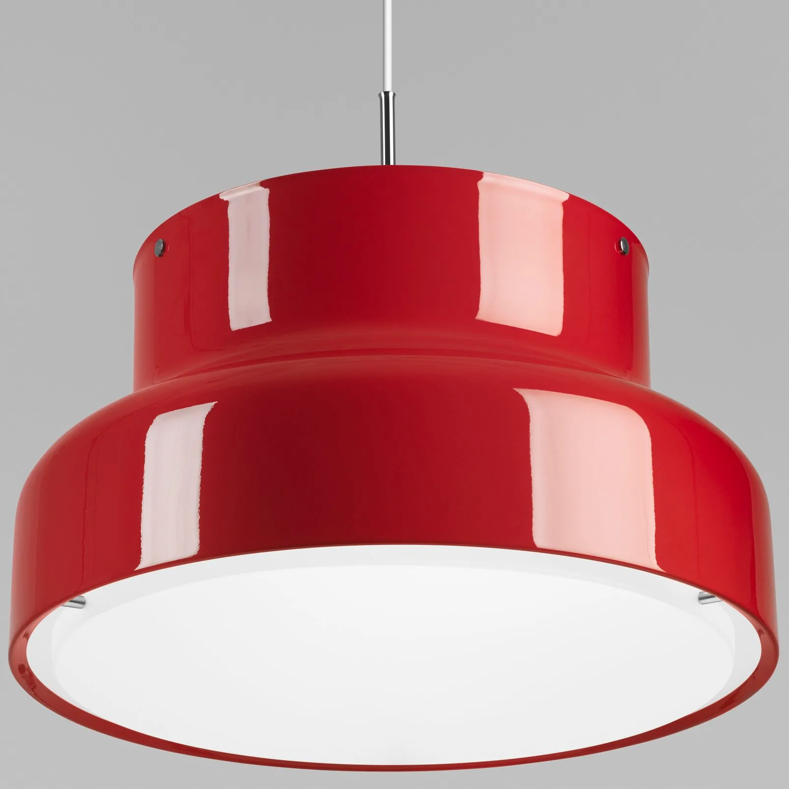 Bumling lampa stor 600 mm, Röd-ringraster Ateljé Lyktan