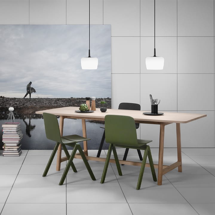 Riff Bowl pendant lamp, Black, large, led Ateljé Lyktan