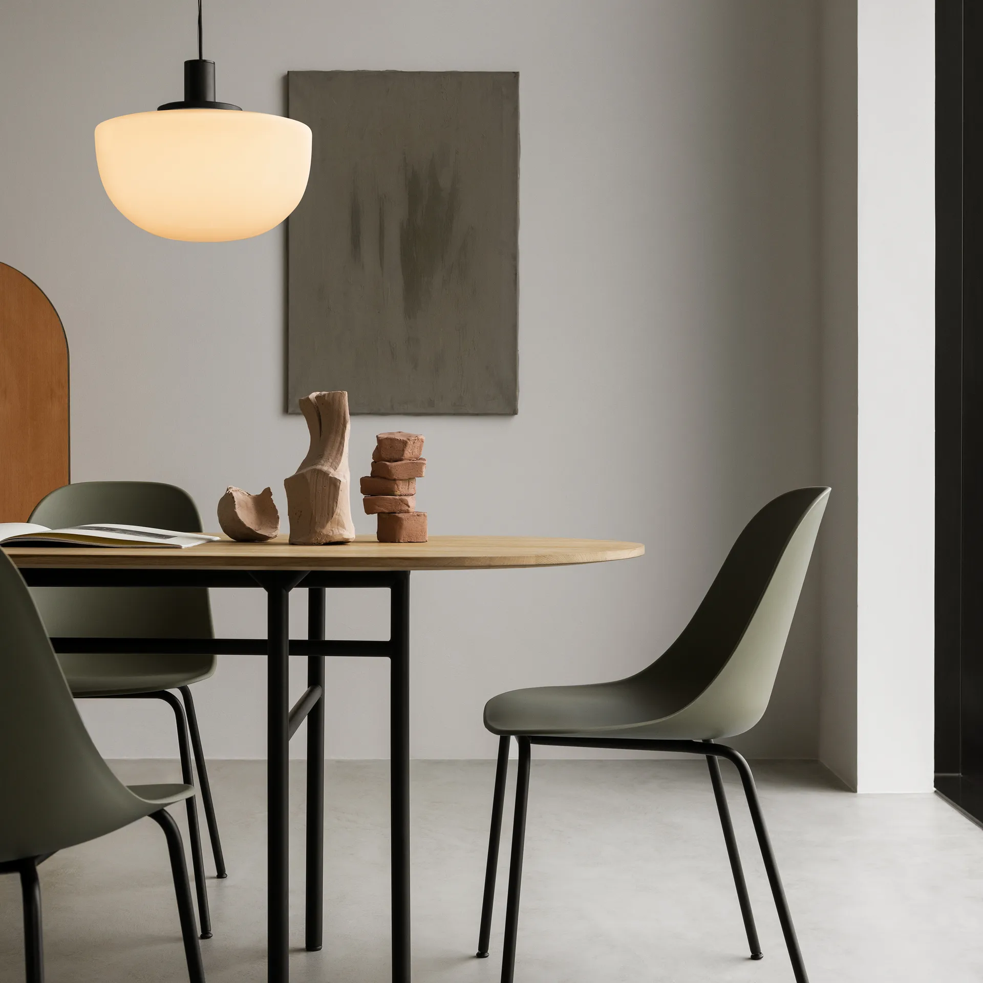 Bank Pendelleuchte, Opal Audo Copenhagen