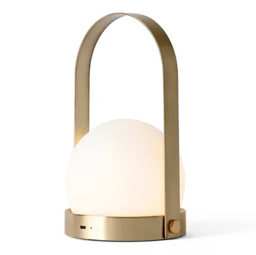 Carrie portabel bordslampa - borstad mässing - Audo Copenhagen