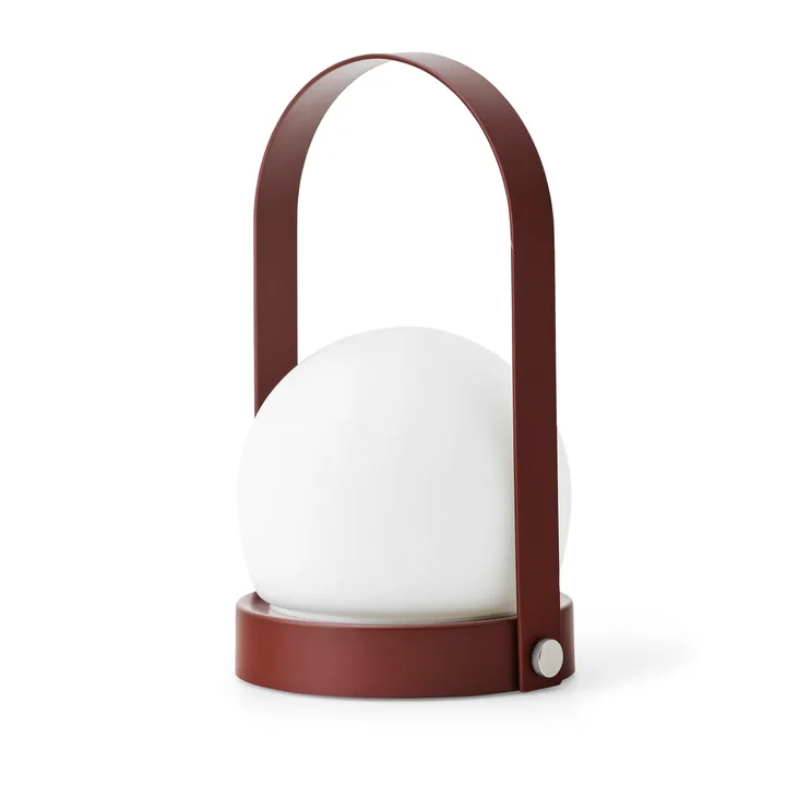 Carrie portable table lamp - Burned red - Audo Copenhagen