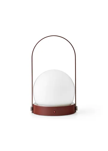 Carrie portable table lamp - Burned red - Audo Copenhagen