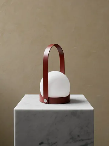 Carrie portable table lamp - Burned red - Audo Copenhagen