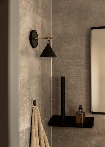 Cast Sconce Wandleuchte diffuser feste Installation - Black - Audo Copenhagen