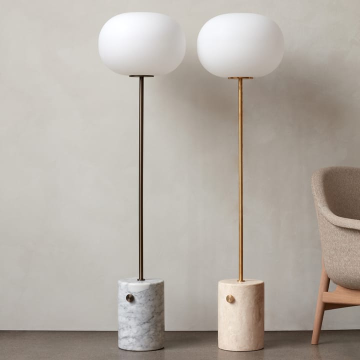 JWDA Stehleuchte, Marmor-Bronze Messing Audo Copenhagen