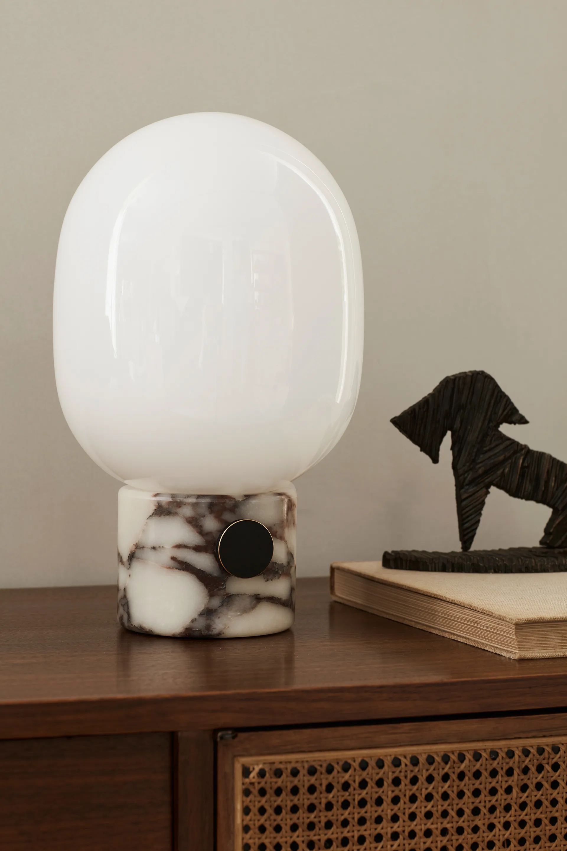 JWDA table lamp, Calacatta Viola marble, Large Audo Copenhagen