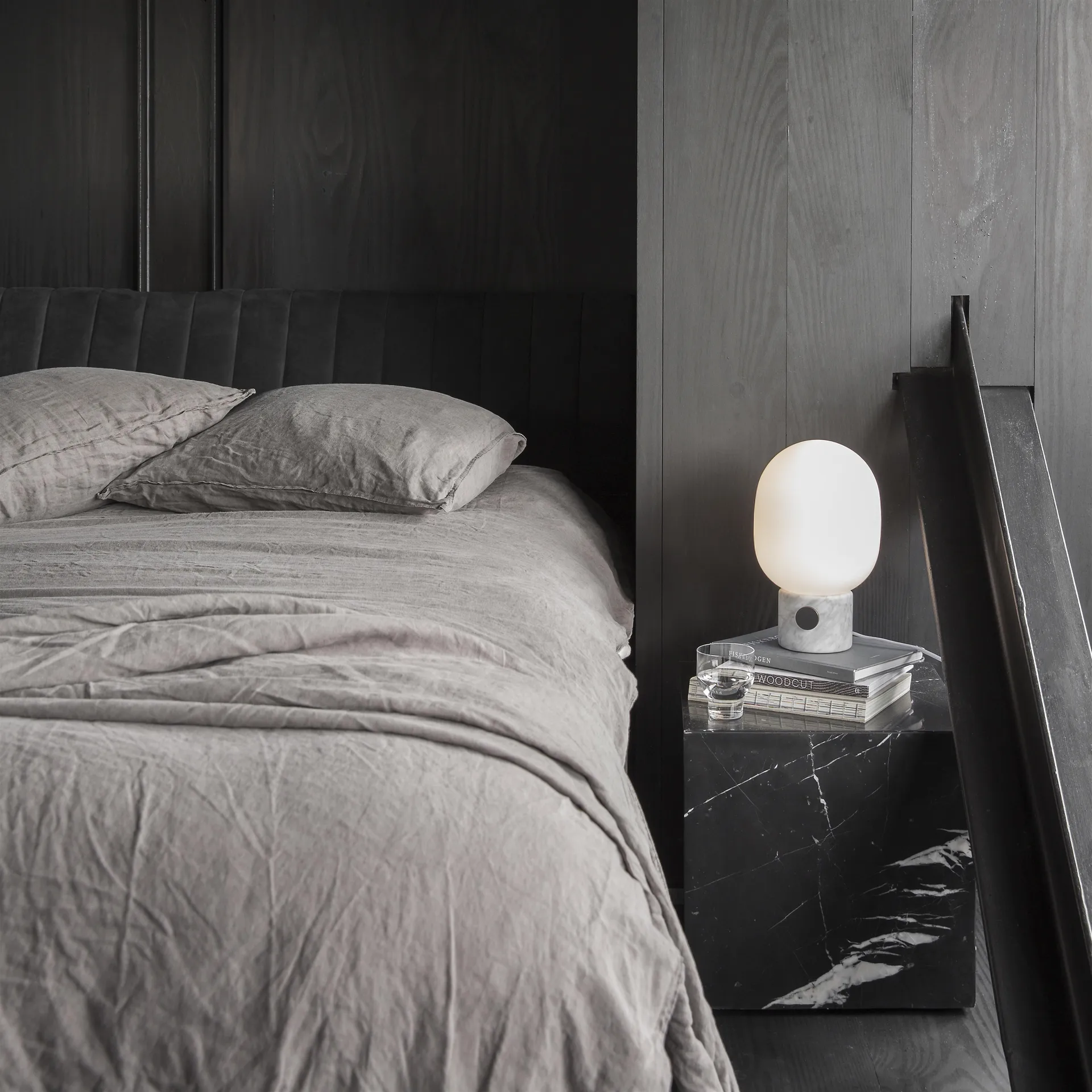 JWDA table lamp, marble Audo Copenhagen