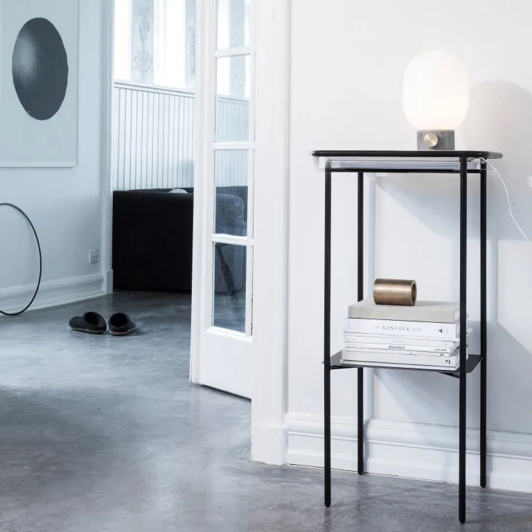 JWDA Tischleuchte, Beton-Messing, Small Audo Copenhagen