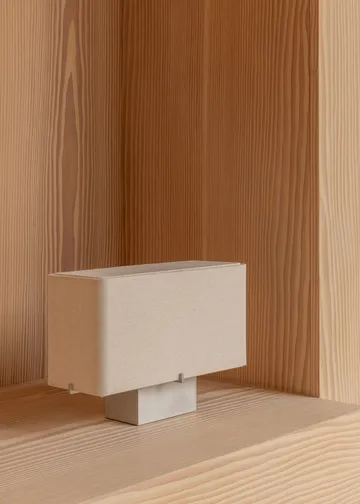 Nonna bordslampa 24 cm - Borstad aluminium-sand - Audo Copenhagen