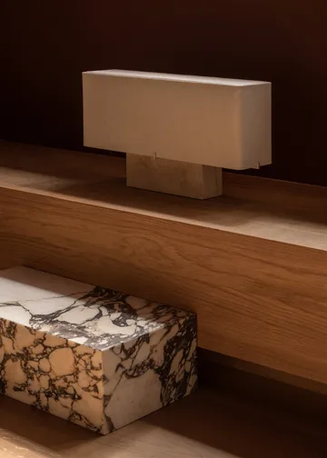 Nonna bordslampa 30 cm - Travertine-sand - Audo Copenhagen