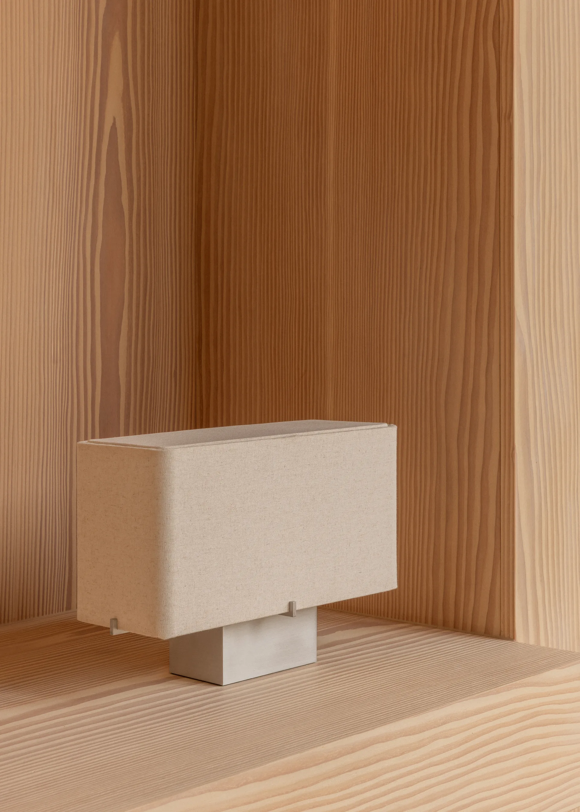 Nonna table lamp 24 cm, Brushed aluminium-sand Audo Copenhagen