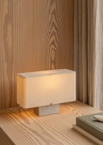Nonna table lamp 24 cm - Brushed aluminium-sand - Audo Copenhagen