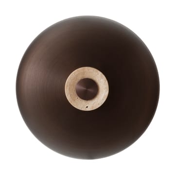 Reverse wall lamp fixed installation - Bronzed aluminium - Audo Copenhagen