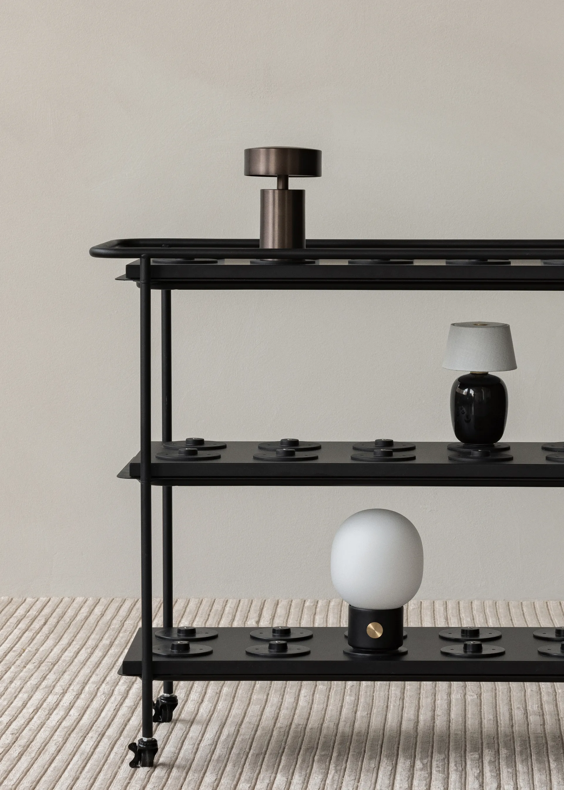 Torso Tischleuchte portable, Black Audo Copenhagen