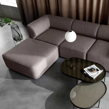 TR Bulb pendant - Opal shiny, black fitting - Audo Copenhagen