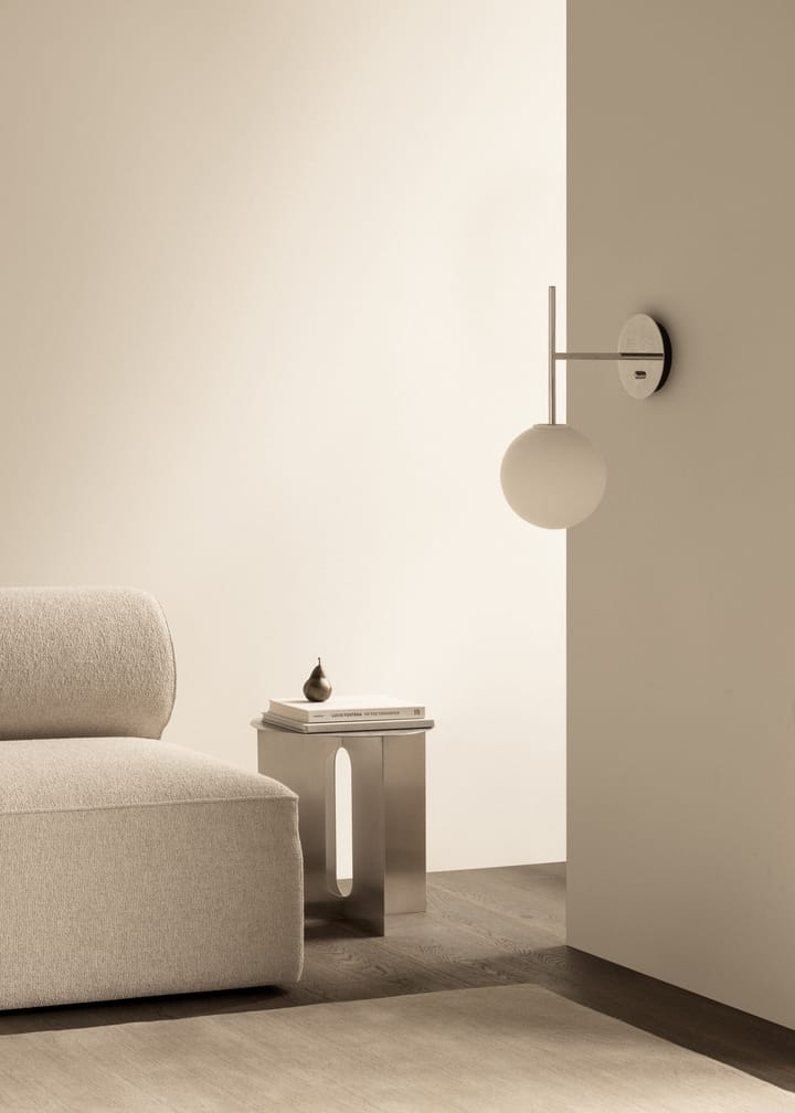 TR Bulb Suspended wall lamp, Polished steel Audo Copenhagen