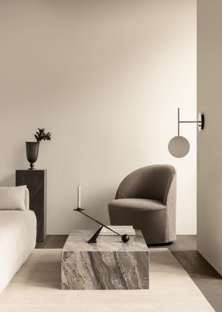 TR Bulb Suspended wall lamp, Polished steel Audo Copenhagen