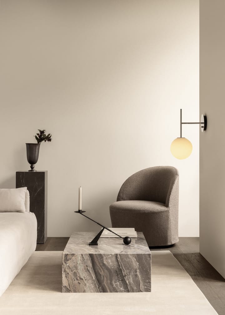 TR Bulb Suspended wall lamp, Polished steel Audo Copenhagen