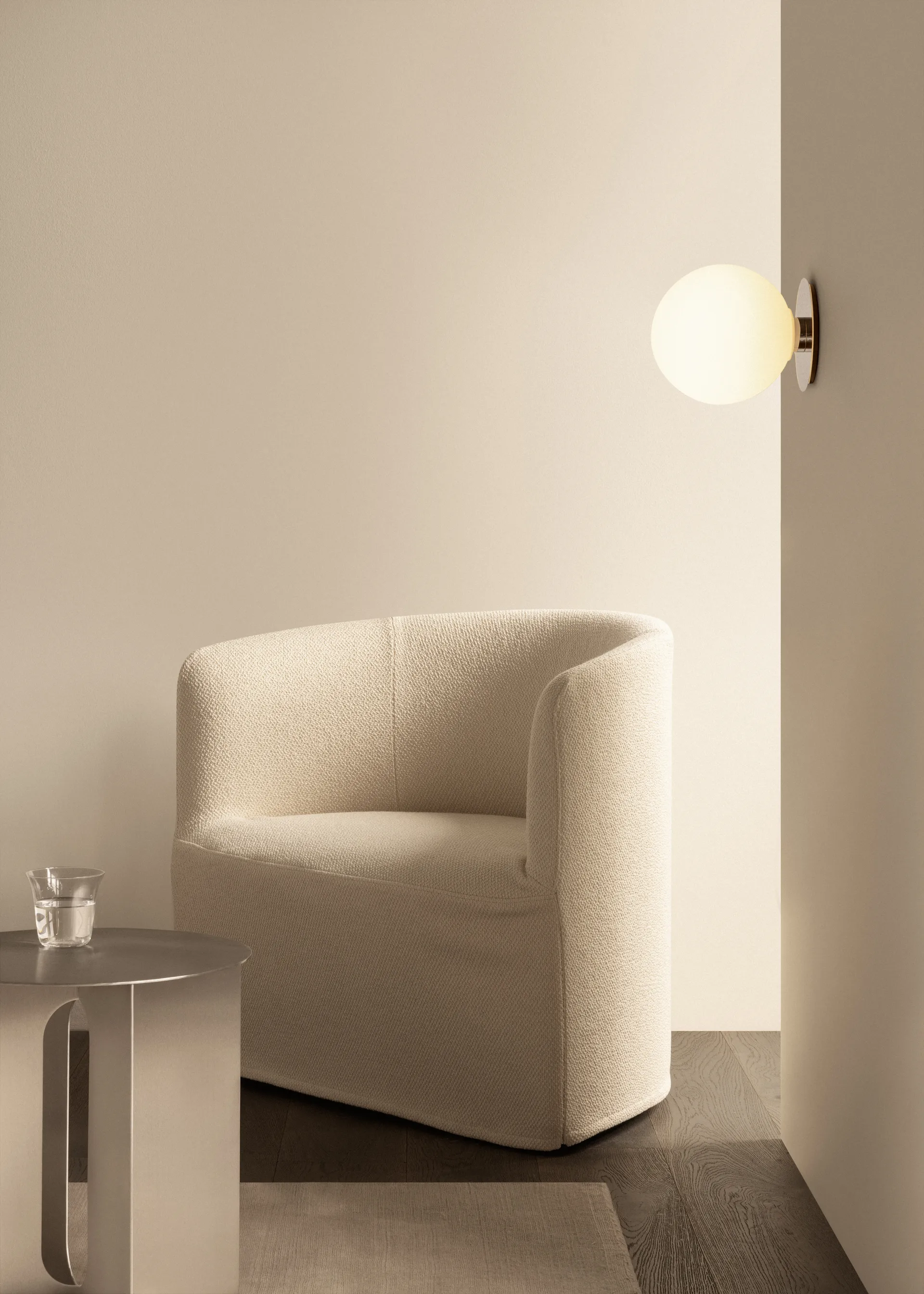 TR ceiling/wall lamp, Polished steel Audo Copenhagen