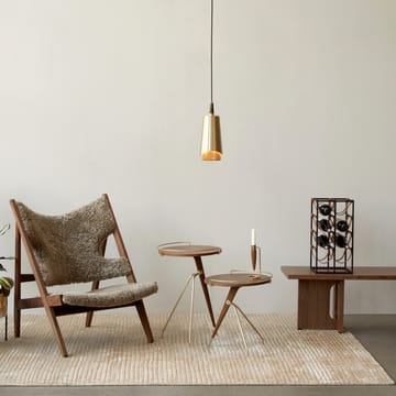 Umanoff pendant lamp - polished brass-wallnut - Audo Copenhagen
