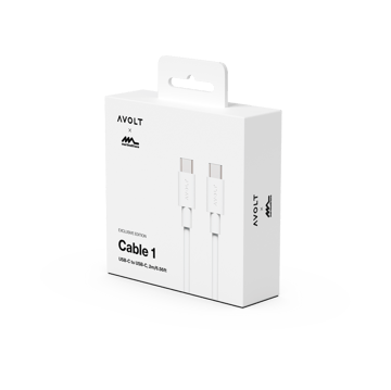 Cable 1 USB-C to USB-C charging cable 2 m - White Martinelli Luce Edition - Avolt