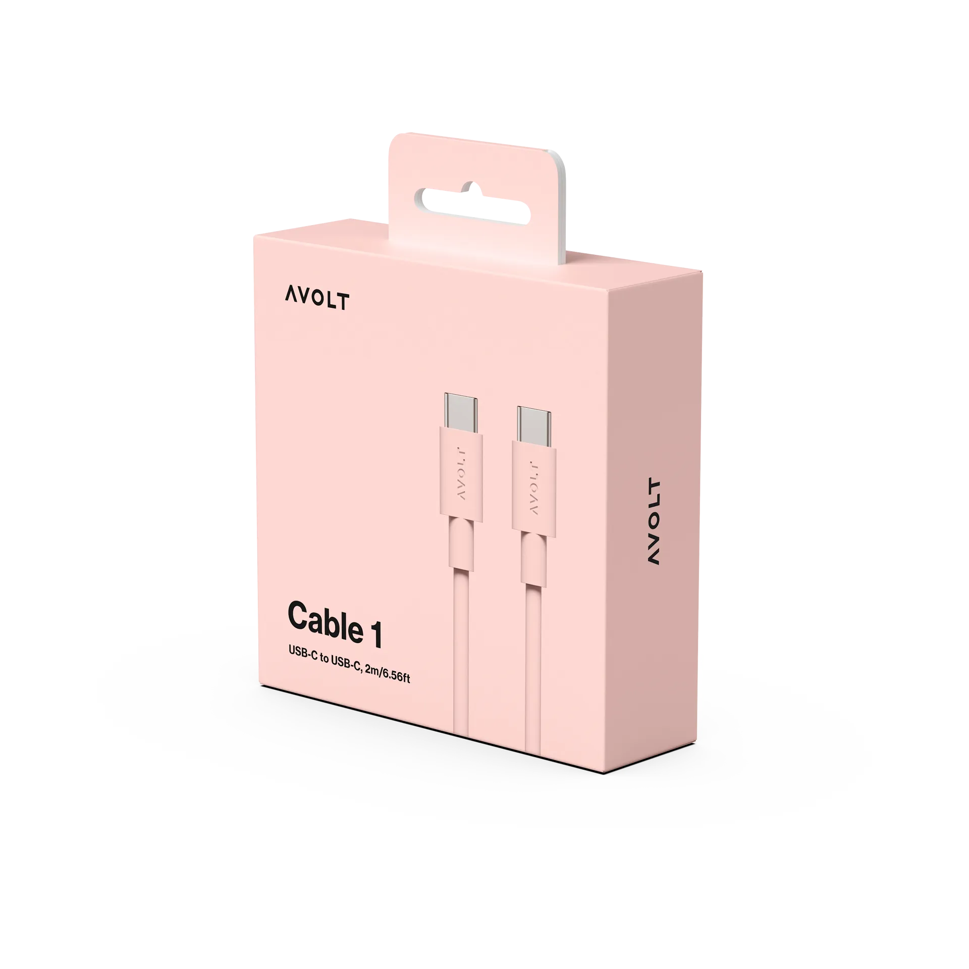 Cable 1 USB-C zu USB-C Ladekabel 2 m, New Pink Avolt