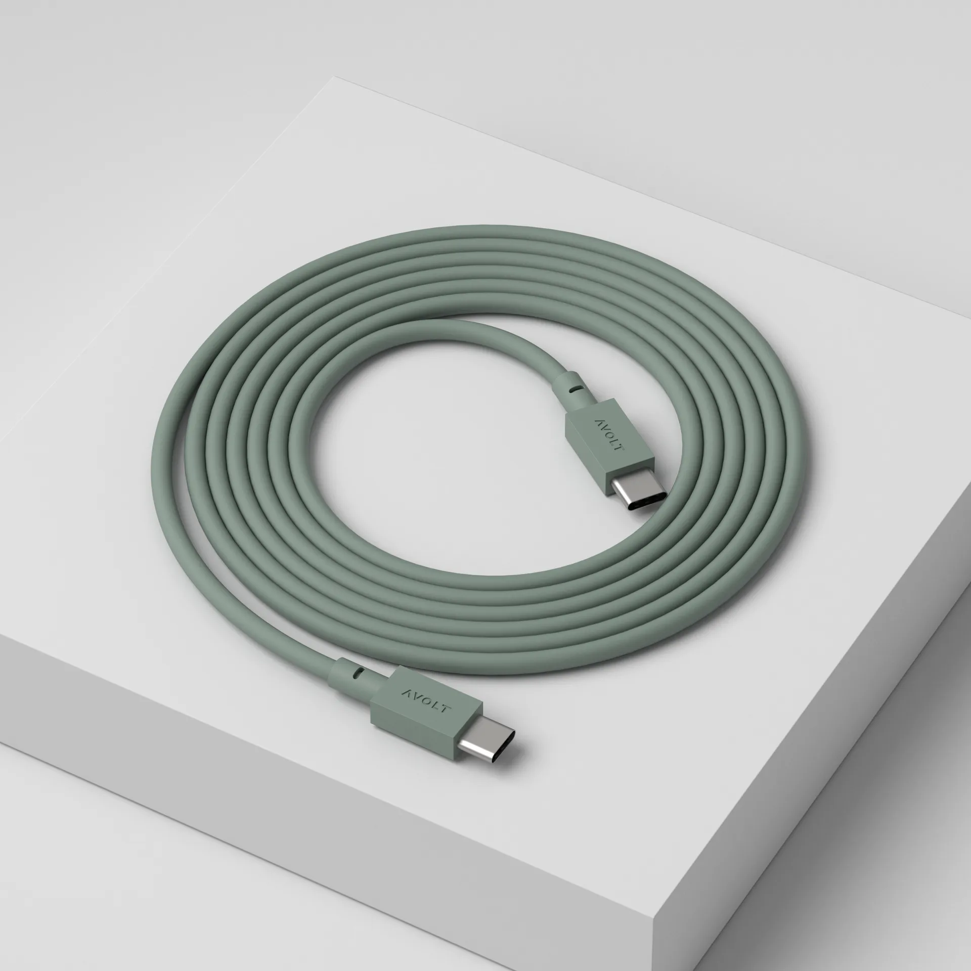 Cable 1 USB-C zu USB-C Ladekabel 2 m, Oak green Avolt