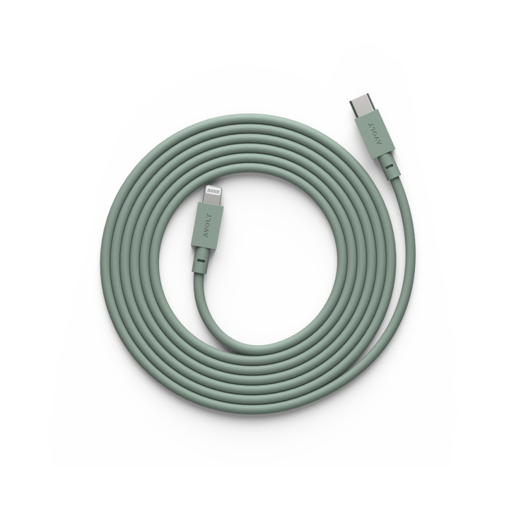 Kabel 1 USB C zu Lightning Ladekabel 2m - Oak Green - Avolt