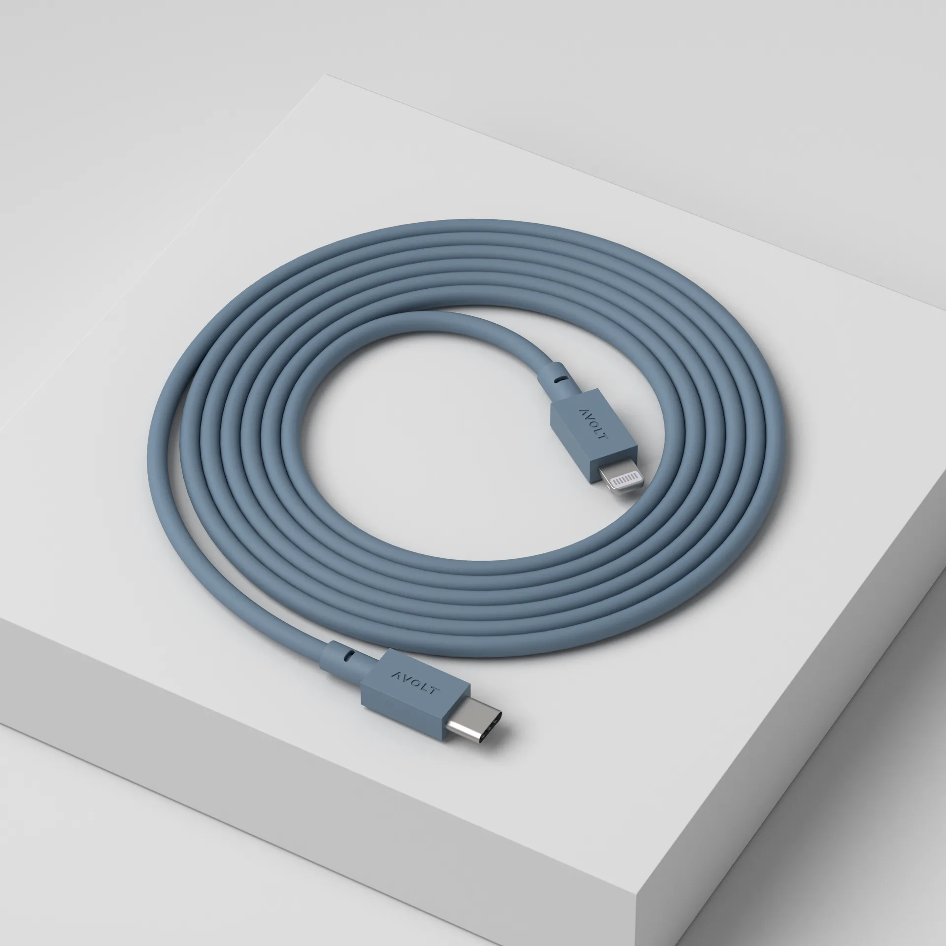 Kabel 1 USB C zu Lightning Ladekabel 2m, Shark Blue Avolt