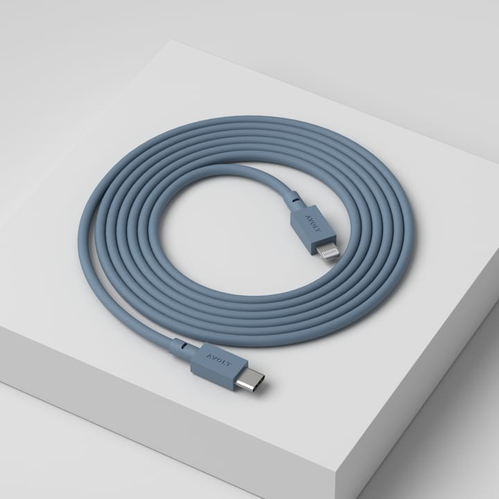 Kabel 1 USB C zu Lightning Ladekabel 2m, Shark Blue Avolt