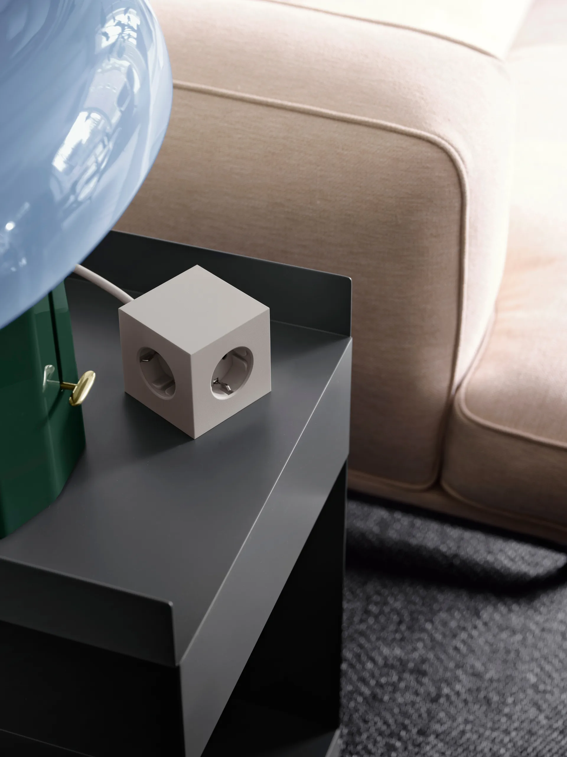 Square 1 Steckdosenleiste USB-C 30W 3 m, Nomad Sand Avolt