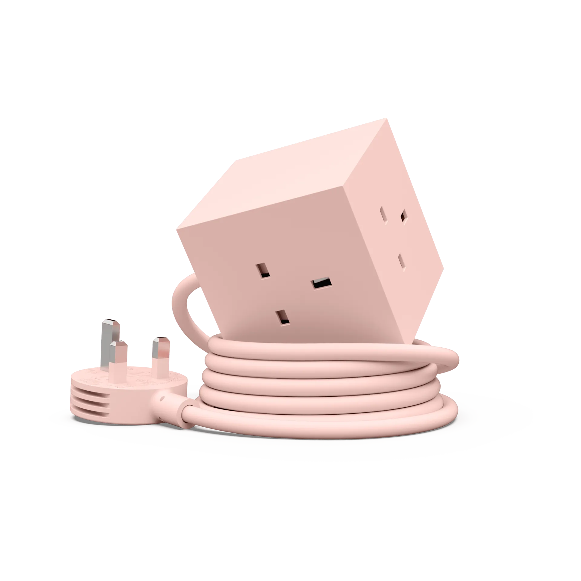 Square 1 UK power strip USB-C 30W 1.8 m, New Pink Avolt